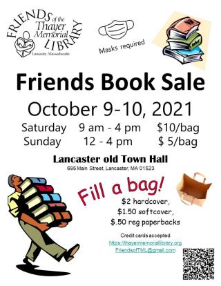 Friends of the Thayer Memorial Library Book Sale