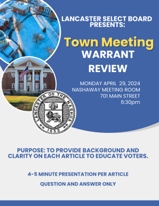 Town Meeting Warrant Review