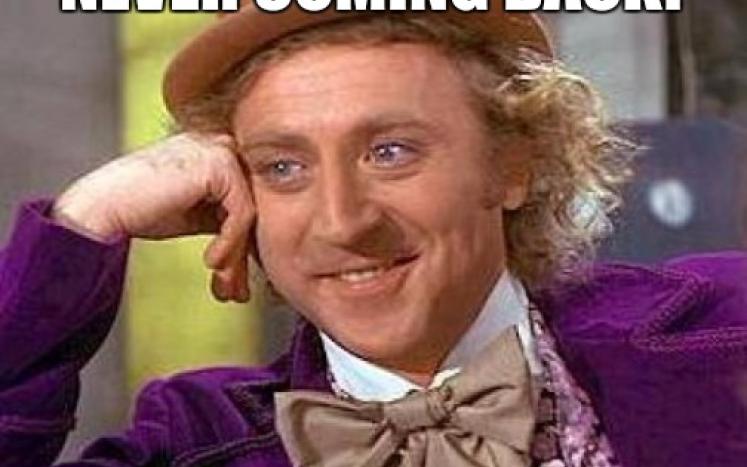 Meme from WIlly Wonka 